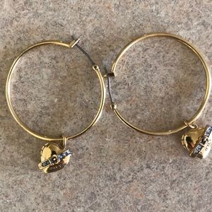 Juicy Couture hoop earrings